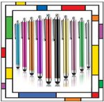 10 x STYLUS PEN PENS for TOUCH SCREEN IPAD IPHONE TABLET SAMSUNG TAB etc.