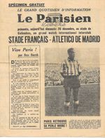 VERY RARE - 1948 Stade Francais v Atletico Madrid and C. A. P. v Olympique Lyon