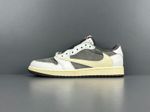 🏀Unisex AJ 1 Retro Low Travis Sc0tt Reverse Mocha Sneakers DM7866-162