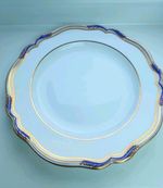 Spode Copeland Chancellor Cobalt 10.75" Dinner Plate Gold T Goode & Co 9688
