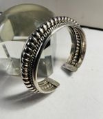 Mexican 925 Sterling Silver Heavy Cuff Bracelet TV-31 49.31g