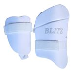 Blitz PRO Cricket Thigh Pad Combi Adults Lower Body Protector Guard 2 in 1 Front