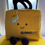 Selfridges Exclusive Yellow Bag Plush In Hand Brand New
