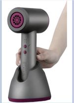 Hair Dryer, Cordless Hair Dryer with Charging Base, Rechargeable Hair Dryers