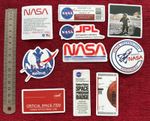 10X NASA Space Themed Stickers | Mission Control | Moon | Mars | 3