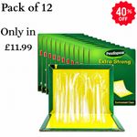 12x Extra Strong Sticky Pest Trap Pads Large Indoor Outdoor Glue Board