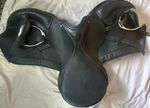 Black Leather Lambar 16inch Horse Saddle