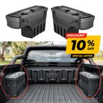 For Ford Ranger 2022-2025 Lockable Tailgate Bed Storage Swing Case Tool Box x2