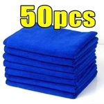 50 PCS Microfiber Cleaning Cloth Car Wash Towel Super Absorbent for Car Window
