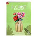 Camillia Building Block Flower Bouquet Set 28cm x 23cm Multicolour X 1