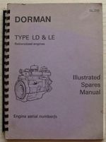 DORMAN TYPE LD & LE RATIONALISED ENGINES Illustrated Spare Parts Manual Mar 1970