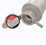 Universal Alloy Radiator Coolant Expansion Tank Reservoir Bottle 0.2L Silver
