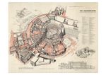 BBC TVC Television Centre Architects Classic Drawing Print Plan A1 Poster 1957