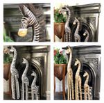 Wooden Zebra Ornament Statue Wood Zebra Carved 60cm 80cm 100cm