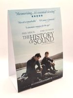 THE HISTORY OF SOUND rare mini cinema standee card (Paul Mescal, Josh O'Connor)