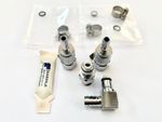QR-18  Aprilia Caponord 1000 Brass / Chrome Quick Release Fuel Connector Set
