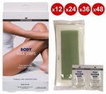 Revitale Body Leg Wax Hair Removal Strips - 100% Ecological Green Tea & Mint
