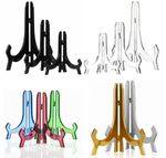 Plate Stand Holder Display Decorative Easel Picture Frame Ornament Mount ACRYLIC