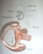 Earpiece Ear Mould Acoustic TETRA Airwave Police - Small Left