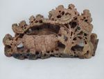 HEAVY 1560 g VINTAGE/ANTIQUE CHINESE CARVED SOAPSTONE INCENCE ?? BURNER