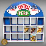 Display Shelf Organizer for 18 Bitty Pop boxes — Central Perk themed