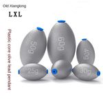 10pcs 3g-50g Fishing Lead Sinkers Olive Shaped Weight  Fishing Tackle