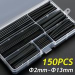 150PC Heat Shrink Tubing Electric Insulation Tube Heat Shrink Wrap Cable Sleeve