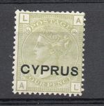 CYPRUS SG 4 1880 QV 4d M/M