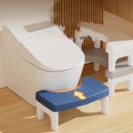Toilet Stool Compact Anti Slip Poop Stool Sturdy Thick For Adult For Home