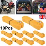 10 x 5M Heavy Duty Ratchet Straps Transport Cars Cargo Ratchet Tie Down Strap UK