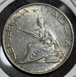 Italy 1961, 500 Lire Unification Centennial 83.5% Silver Content Coin