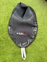 Peak UK 4mm neoprene kayak spray deck / spray skirt black/red waist M/L