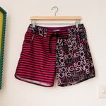 Billabong Medium Board Shorts | Surf Y2K | Pink Stripe Logo Print | Boy Fit