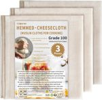 Colperun Cheese Cloths for Straining, 3Pack, Grade 100, 50x50cm 3PCS 50x50CM 