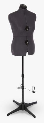 Adjustoform Tailormaid Entry Model Medium Dressmaking Mannequin - Black A