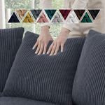 Velvet Cushion Covers or Filled Cushions Set of 4 Decorative Sofa Throw 18 x 18"
