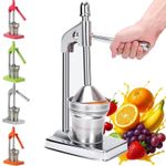 Blendra Manual Juicer Stainless Steel – Fruit Press Citrus Lemon Orange Juicer