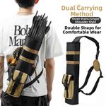 Outdoor Oxford Cloth Arrow Bag Open-Top Arrow Quiver Arrow Holder Bag Adjustable