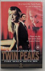 Twin Peaks Fire Walk With Me (1992) - David Lynch - Ex Rental Big Box VHS