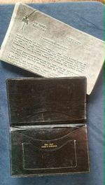 Vintage Ken Brooke Absolutely Impossible Wallet & Manuscript -David Howarth Rare
