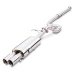 3" STAINLESS CAT BACK EXHAUST SYSTEM FOR FORD FIESTA MK7 ST 180 ECOBOOST 13-18