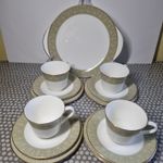 Royal Doulton Fine Bone China "Sonnet" 13 Piece Cake Set