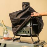 2-layer Outdoor Mini  Pizza Oven Portable Wood Fired Pizza Maker w/Cooking Grill