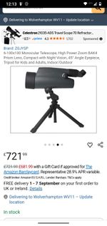 Travel/Hunting Scope 100x100