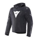 Dainese Super Sprint Air Black/White Urban City Retro Summer Textile Motorcyc...