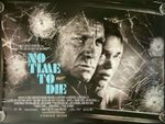 No Time to Die Original Quad Movie Film Cinema Poster James Bond Teaser MINT