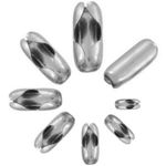 2MM - 4MM BALL CHAIN STAINLESS STEEL CONNECTOR CLASP DOG TAG ARMY