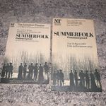 Rare 1977 'Summerfolk' National Theatre Leaflets – Schaubühne Berlin – Stein