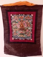 Buddhist Thangka Wheel Of Life HAND painted. (1314)