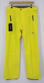 J.LINDEBERG CLARKE SKI PANTS TX SHELL MENS TROUSERS VIBRANT YELLOW RRP £250 MC